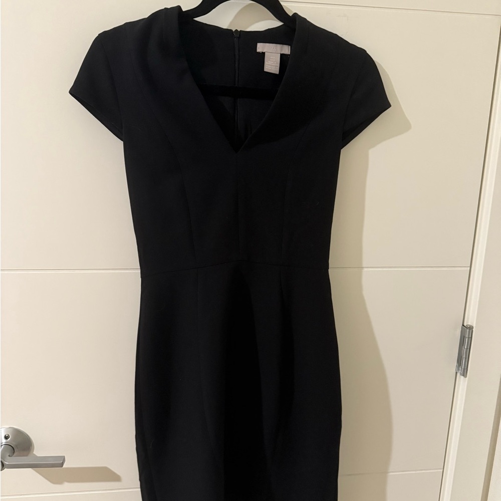 H&M Black Business Casual Dress